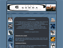 Tablet Screenshot of casadellagomma.net